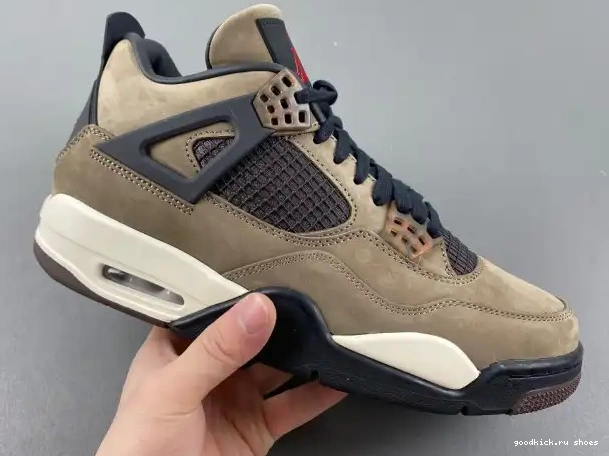 Retro Scott Jordan AJ4-882335 Brown 4 TS Air x Travis 0326